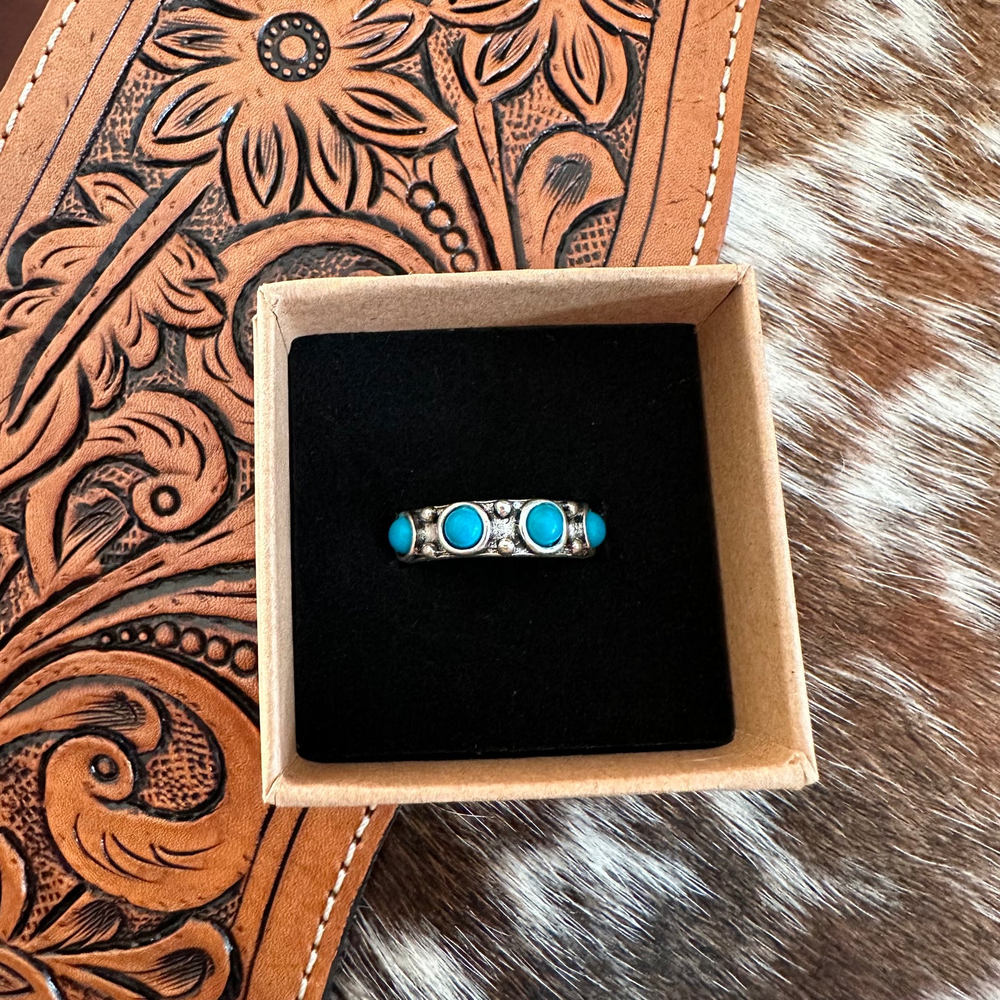 Turquoise Band Ring