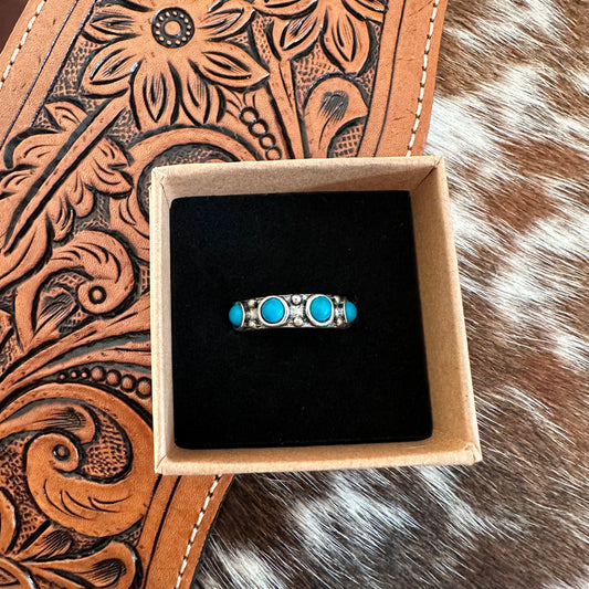 Turquoise Band Ring