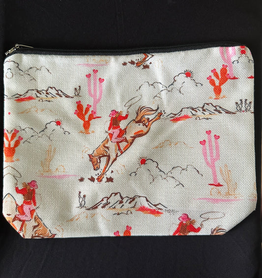 Cowgirl Makeup Bag