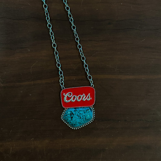 Coors Cowgirl Necklace