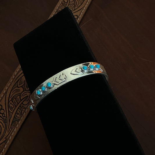 Aztec Turquoise Bracelet